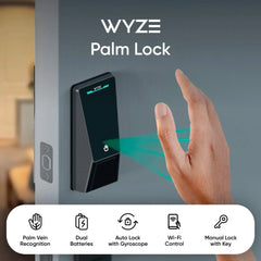 Battery Video Doorbell + Palm Lock