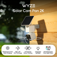 Wyze Solar Cam Pan 2K